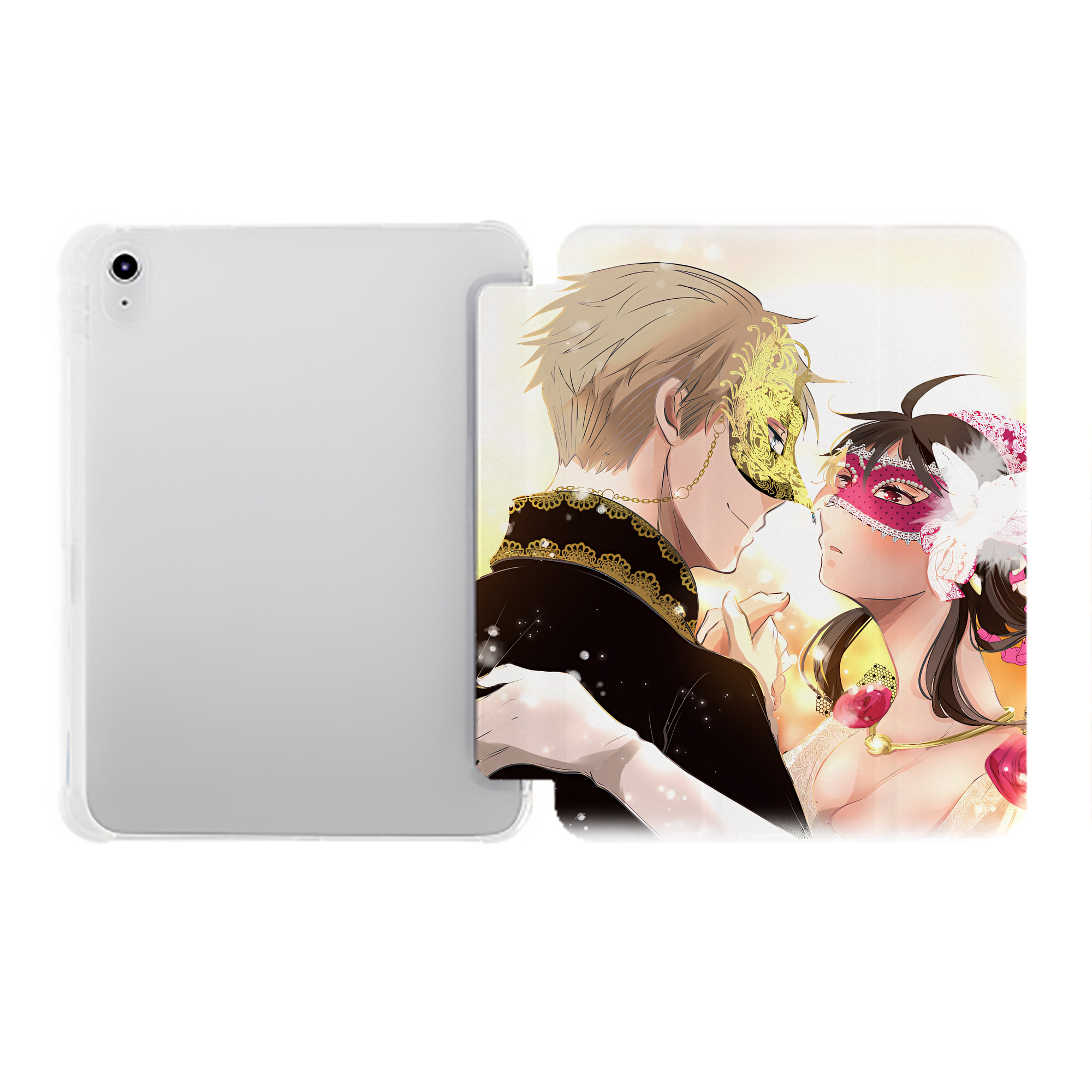 （画像用） SPY×FAMILY间谍家家酒 IPad ケース ペン収納付き 三つ折りスタンド PUレザー×シリコン 対応機種9.5/10.5/10.9インチ